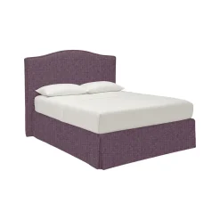 Letto Matrimoniale Viola Lilla Sfoderabile Contenitore, Dimensione Materasso 160x200 cm - Orgiano