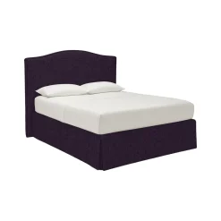 Letti Matrimoniali > Dmora Letto Matrimoniale Sfoderabile Contenitore, Dimensione Materasso 160x200 cm - Argentina Viola