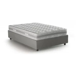 Letti Piazza E Mezza|Letti Piazza E Mezza > Dmora Letto piazza e mezza Abici, con materasso Cm 120x200 incluso, Rosso