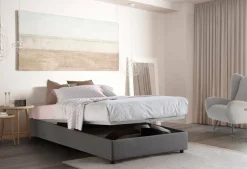 Letti Piazza E Mezza|Letti Piazza E Mezza > Dmora Letto piazza e mezza Abici, con materasso Cm 120x200 incluso, Rosso