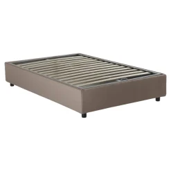 Letto piazza e mezza Abici, con materasso Cm 120x200 incluso, Tortora