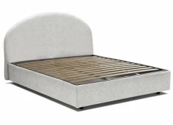 Letti Piazza E Mezza|Letti Contenitore > Dmora Letto piazza e mezza Acy, con materasso Cm 120x190 incluso, Bianco