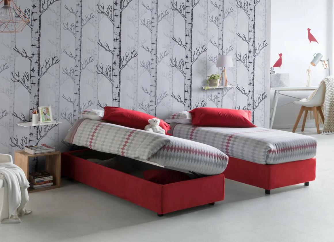 Letti Piazza E Mezza|Letti Contenitore > Dmora Letto piazza e mezza Aftis, con materasso Cm 120x190 incluso, Tortora Grigio Tortora