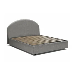 Letti Piazza E Mezza|Letti Contenitore > Dmora Letto piazza e mezza Akis, adatto per materasso Cm 120x190, Tortora Grigio Tortora