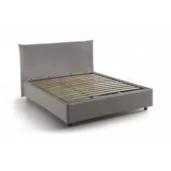 Letto piazza e mezza Amorino, adatto per materasso Cm 120x190, Tortora