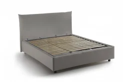 Letto piazza e mezza Amorino, adatto per materasso Cm 120x190, Tortora