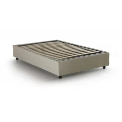 Letti Piazza E Mezza|Letti Contenitore > Dmora Letto piazza e mezza Andla, adatto per materasso Cm 120x200, Beige