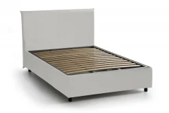 Letti Piazza E Mezza|Letti Contenitore > Dmora Letto piazza e mezza Ante, con materasso Cm 120x190 incluso, Bianco