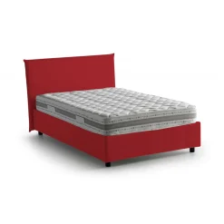 Letti Piazza E Mezza|Letti Contenitore > Dmora Letto piazza e mezza Anyta, adatto per materasso Cm 120x190, Tortora Grigio Tortora