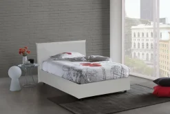 Letti Piazza E Mezza|Letti Contenitore > Dmora Letto piazza e mezza April, adatto per materasso Cm 120x200, Tortora Grigio Tortora