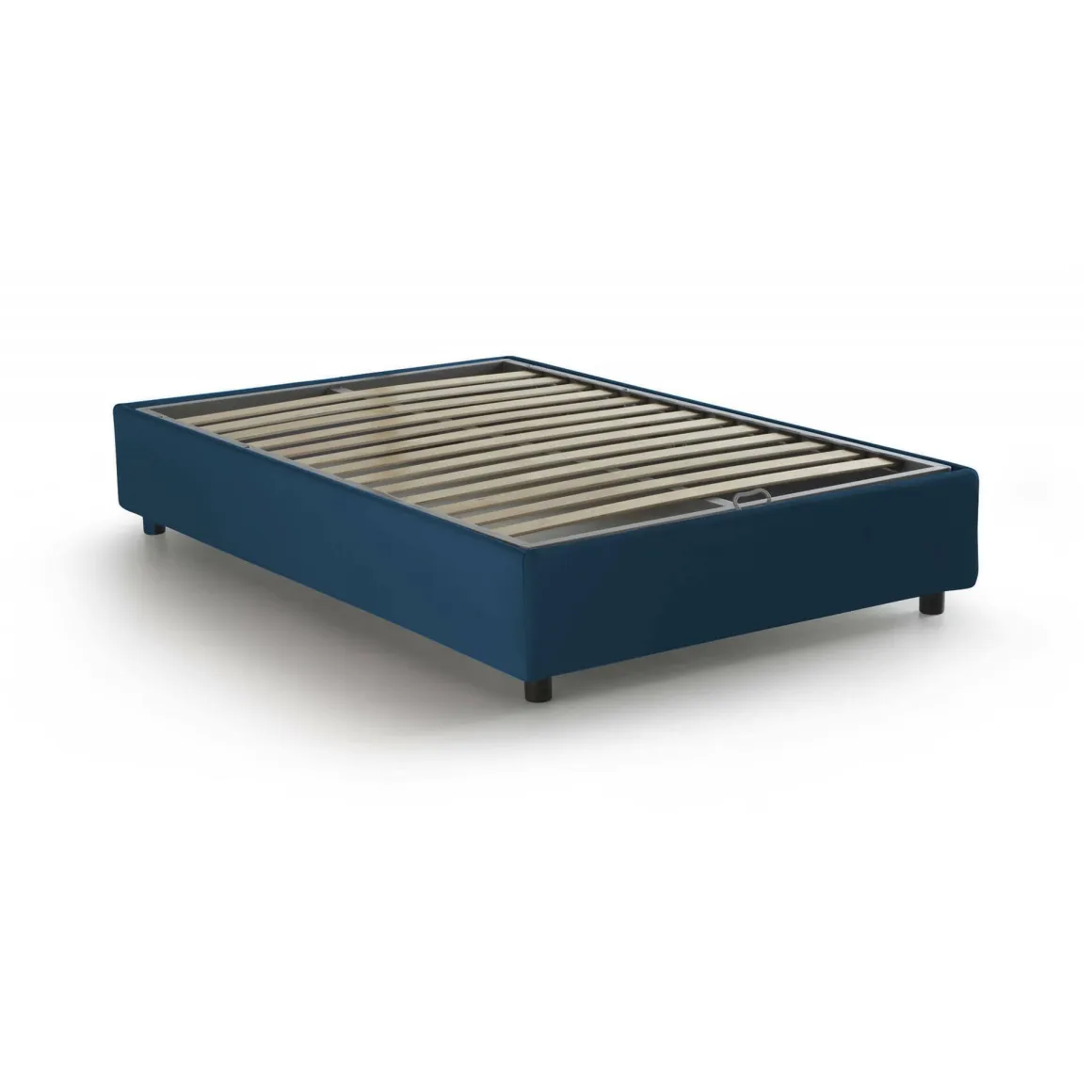 Letti Piazza E Mezza|Letti Contenitore > Dmora Letto piazza e mezza Ariba, adatto per materasso Cm 120x190, Grigio