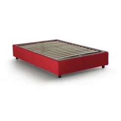Letti Piazza E Mezza|Letti Contenitore > Dmora Letto piazza e mezza Ariba, adatto per materasso Cm 120x190, Tortora Grigio Tortora