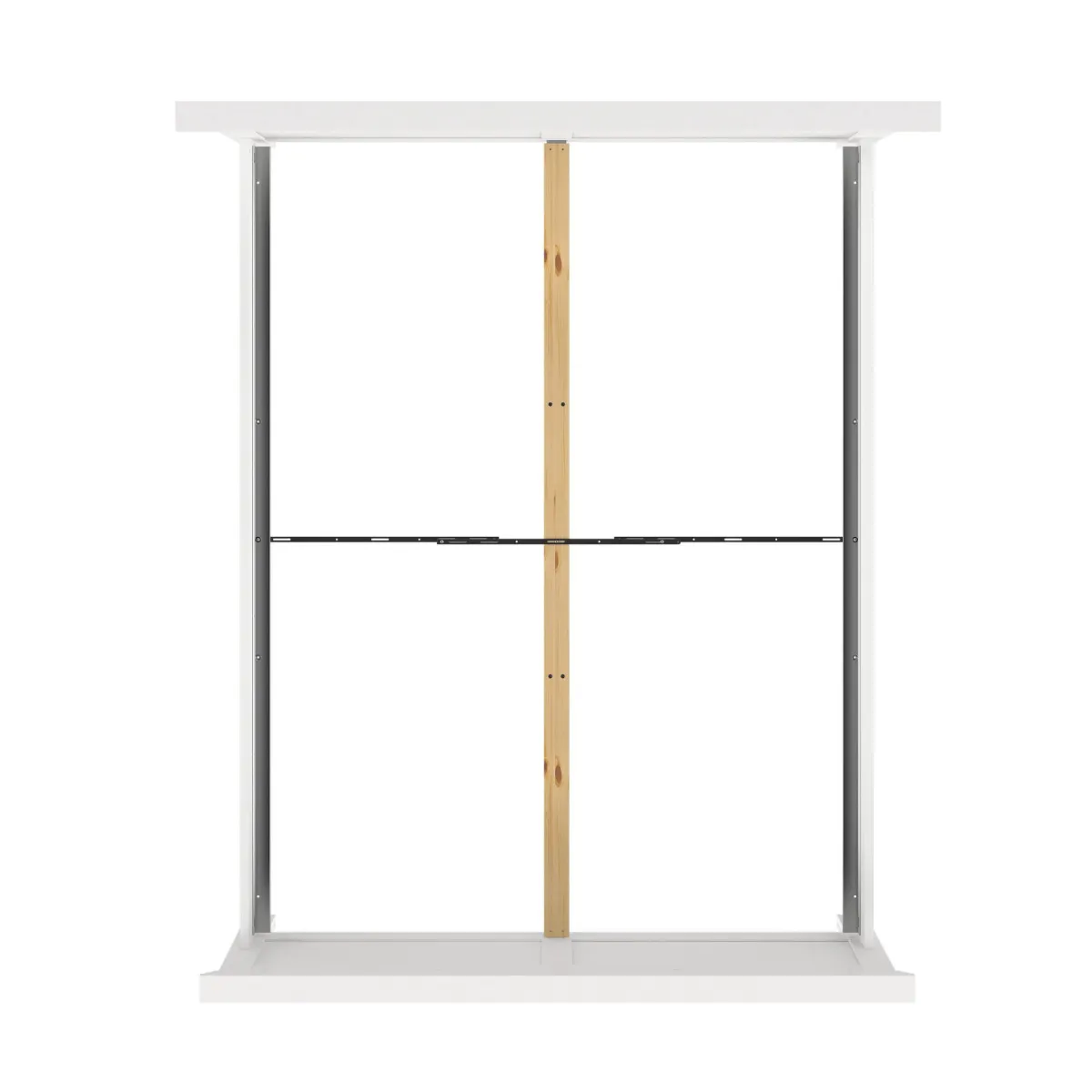 Letti Piazza E Mezza|Letti Piazza E Mezza > Dmora Letto piazza e mezza Armungia, 172x213 h110 cm, Bianco