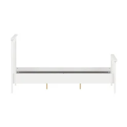 Letti Piazza E Mezza|Letti Piazza E Mezza > Dmora Letto piazza e mezza Armungia, 172x213 h110 cm, Bianco