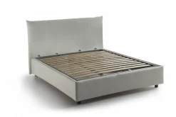Letto piazza e mezza Arpaise, con materasso Cm 120x190 incluso, Beige