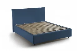 Letto piazza e mezza Arpaise, con materasso Cm 120x190 incluso, Blu