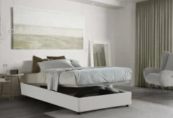 Letti Piazza E Mezza|Letti Contenitore > Dmora Letto piazza e mezza Asid, adatto per materasso Cm 120x190, Blu
