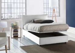 Letti Piazza E Mezza|Letti Contenitore > Dmora Letto piazza e mezza Asso, adatto per materasso Cm 120x190, Blu