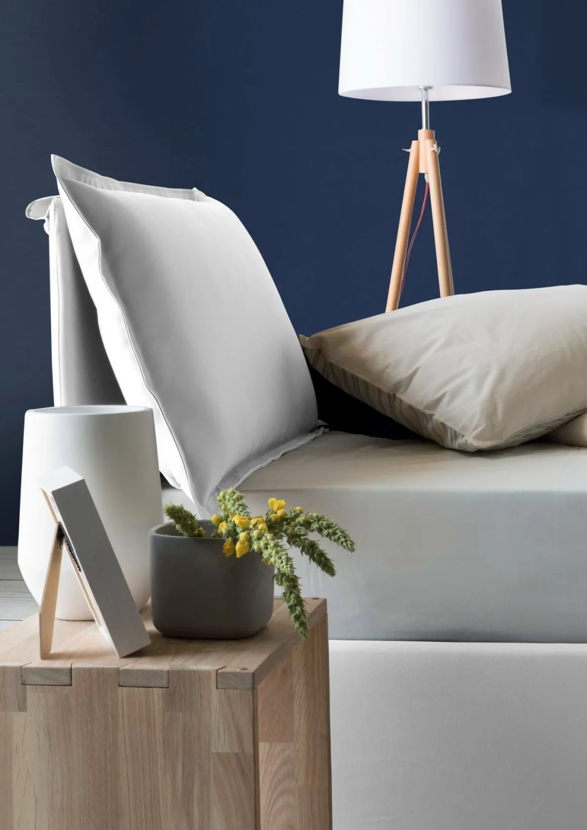 Letti Piazza E Mezza|Letti Contenitore > Dmora Letto piazza e mezza Attinia, con materasso Cm 120x190 incluso, Blu