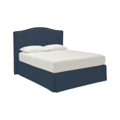 Letti Piazza E Mezza|Letti Piazza E Mezza > Dmora Letto Piazza e Mezza Sfoderabile Contenitore, Dimensione Materasso 120x190 cm - Medolago Blu