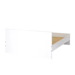 Letti Piazza E Mezza|Letti Piazza E Mezza > Dmora Letto piazza e mezza Bolaven, 207x166 h80 cm, Bianco