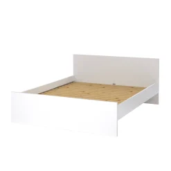 Letti Piazza E Mezza|Letti Piazza E Mezza > Dmora Letto piazza e mezza Bolaven, 207x166 h80 cm, Bianco