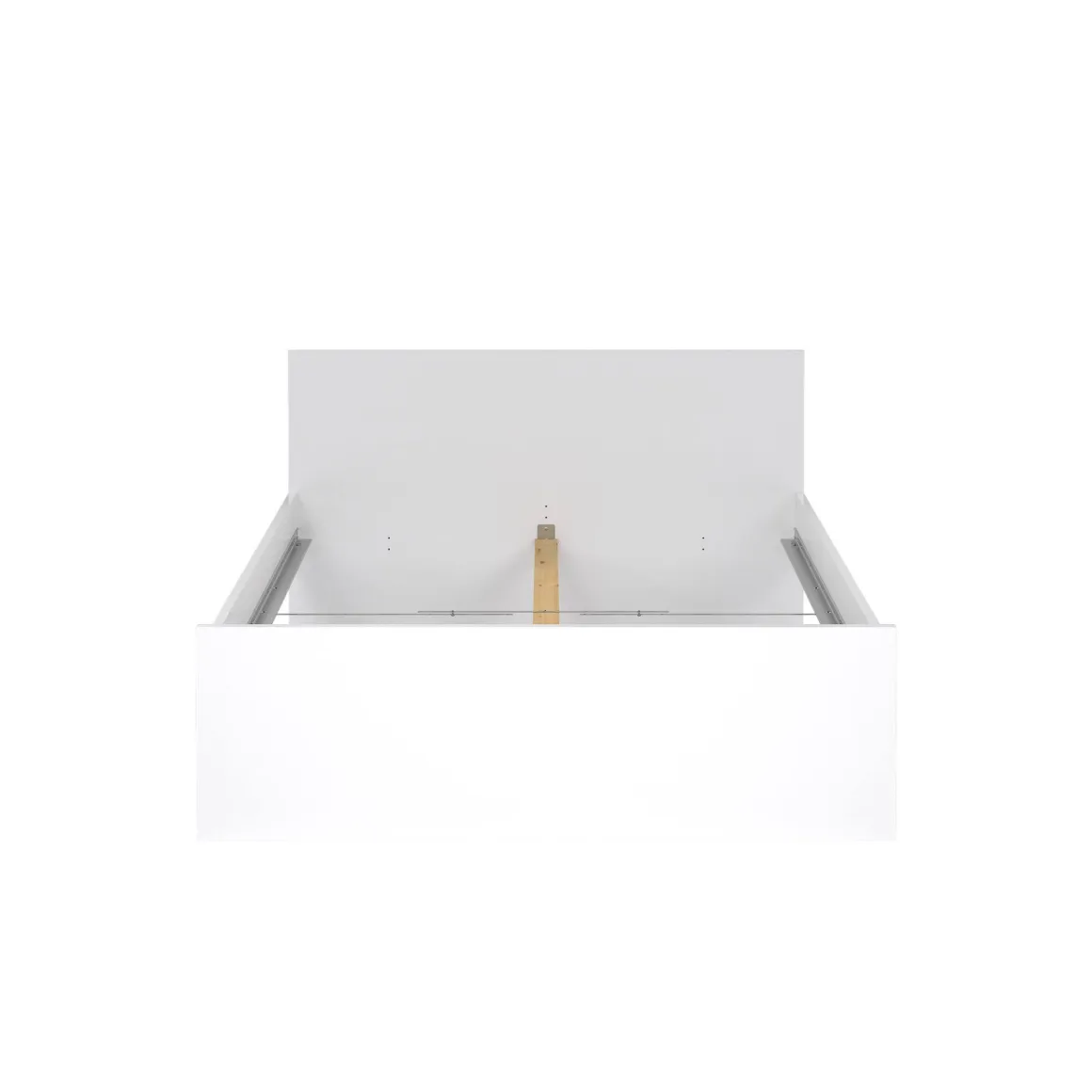 Letto piazza e mezza Bora, 146x207 h80 cm, Bianco