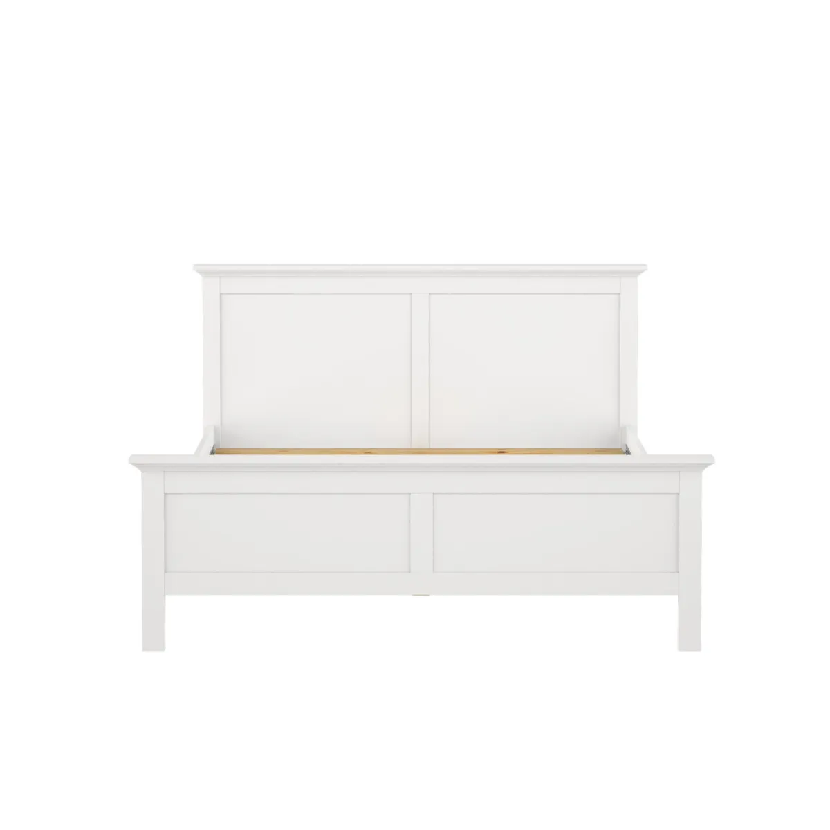 Letti Piazza E Mezza|Letti Piazza E Mezza > Dmora Letto piazza e mezza Faxai, 179x211 h110 cm, Bianco