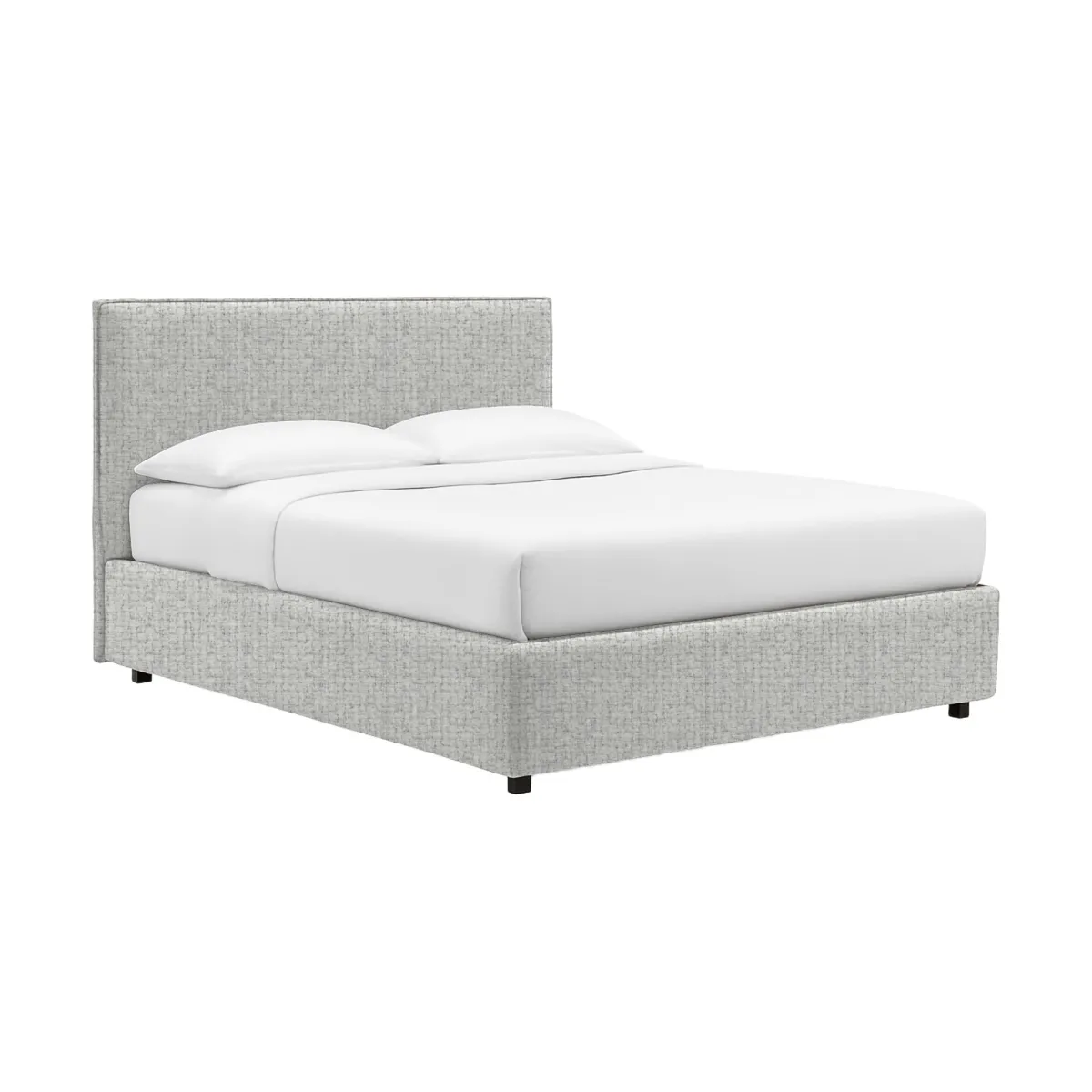 Letti Piazza E Mezza|Letti Piazza E Mezza > Dmora Letto Piazza e Mezza Sfoderabile Contenitore, Dimensione Materasso 120x190 cm - Ciconio Grigio Chiaro