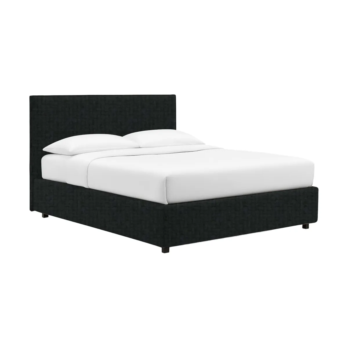 Letti Piazza E Mezza|Letti Piazza E Mezza > Dmora Letto Piazza e Mezza Sfoderabile Contenitore, Dimensione Materasso 120x190 cm - Ciconio Grigio Scuro