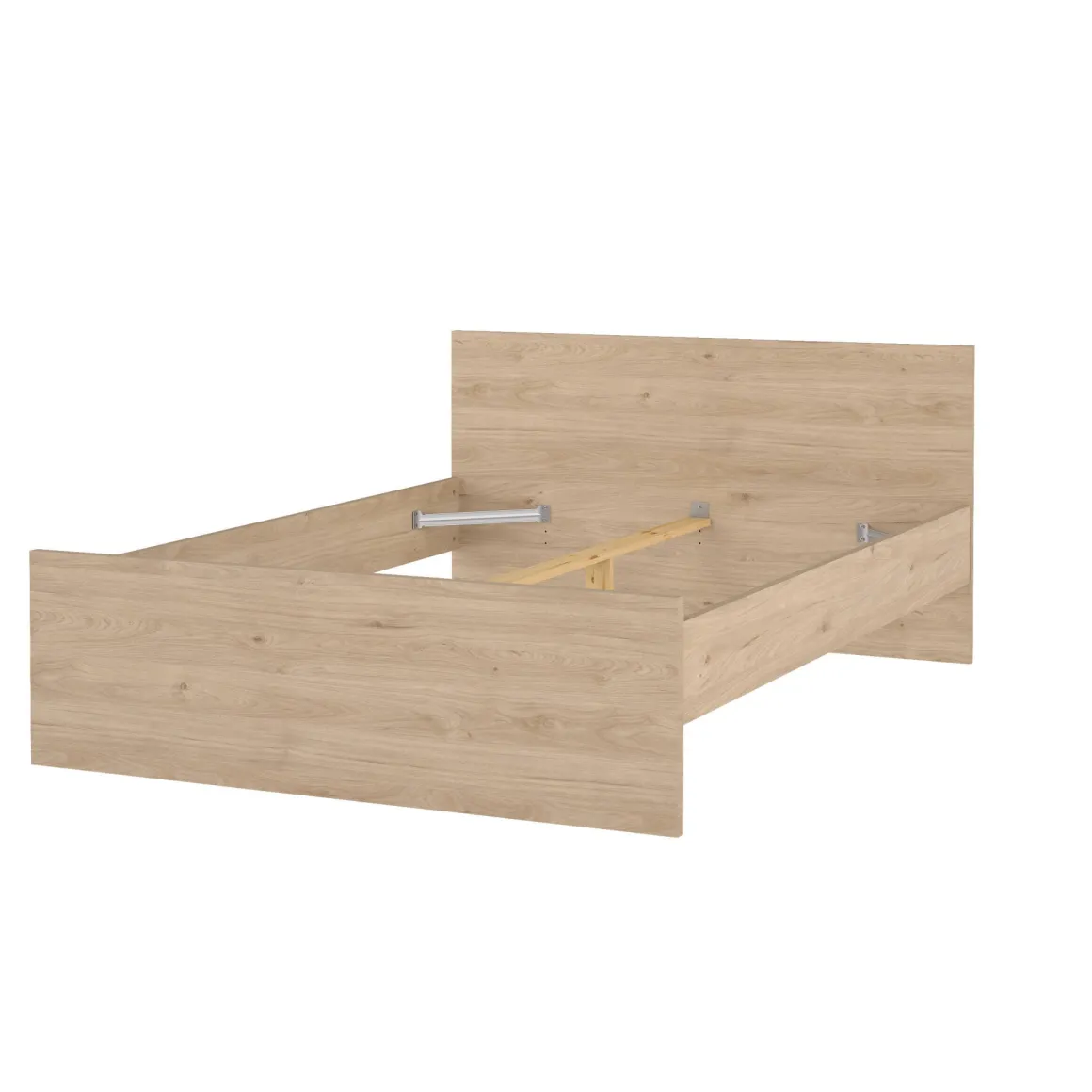 Letto piazza e mezza Gustava, 197x146 h80 cm, Rovere