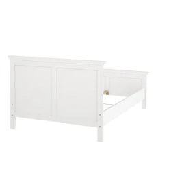 Letto piazza e mezza Phanfone, 158x201 h110 cm, Bianco