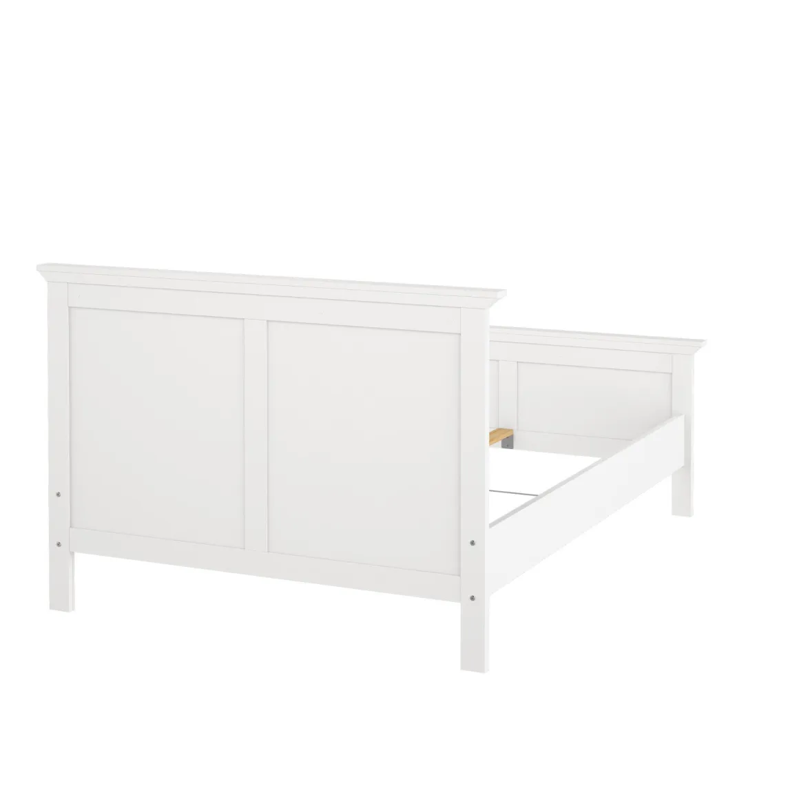 Letto piazza e mezza Phanfone, 158x201 h110 cm, Bianco