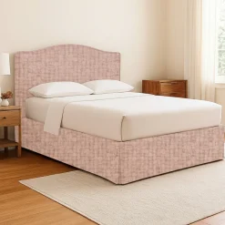 Letto Piazza e Mezza Rosa Sfoderabile Contenitore, Dimensione Materasso 120x190 cm - Lavagna