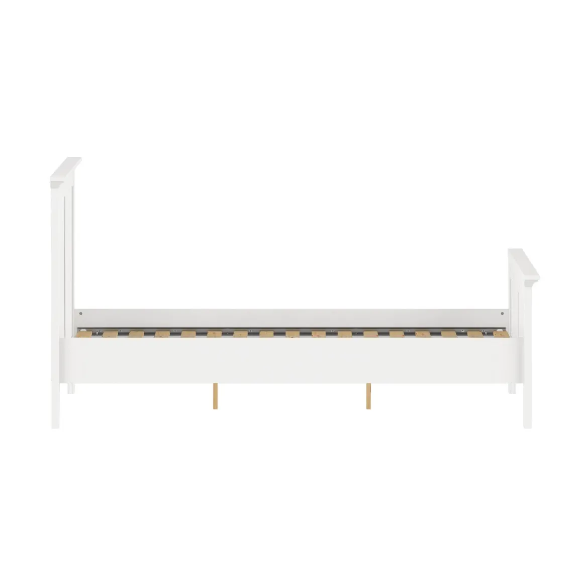 Letto piazza e mezza Saudel, 172x213 h110 cm, Bianco