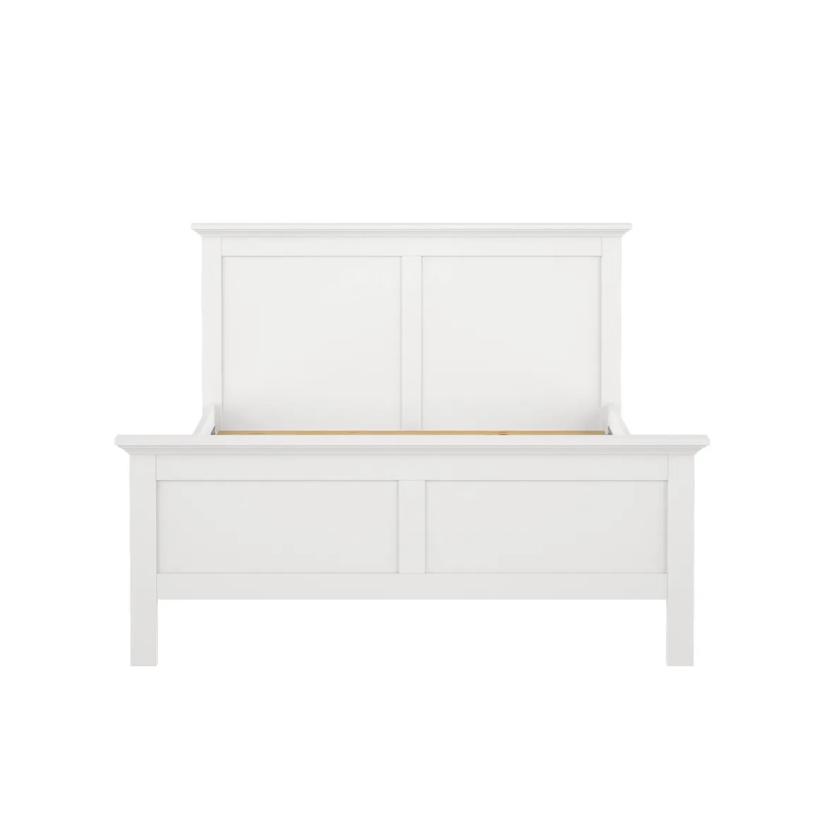 Letto piazza e mezza Saudel, 172x213 h110 cm, Bianco