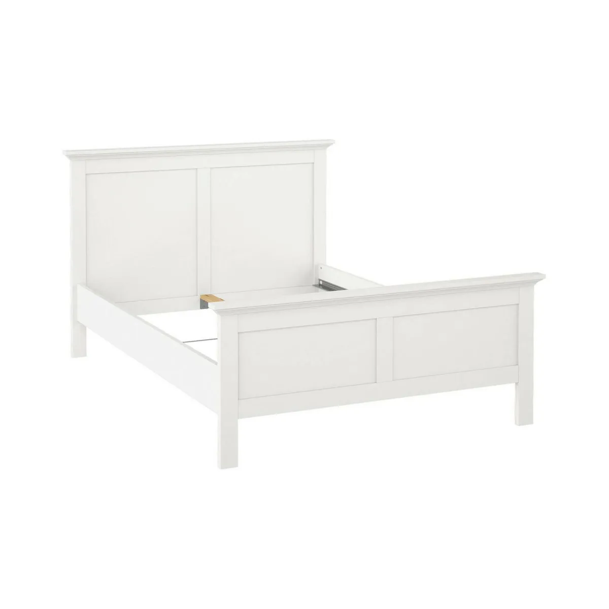 Letti Piazza E Mezza|Letti Piazza E Mezza > Dmora Letto piazza e mezza Umbert, 158x211 h110 cm, Bianco