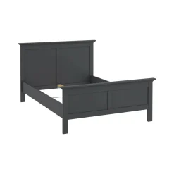 Letto piazza e mezza Umbert, 211x158 h110 cm, Grigio