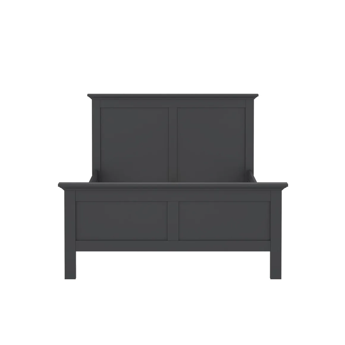 Letto piazza e mezza Umbert, 211x158 h110 cm, Grigio