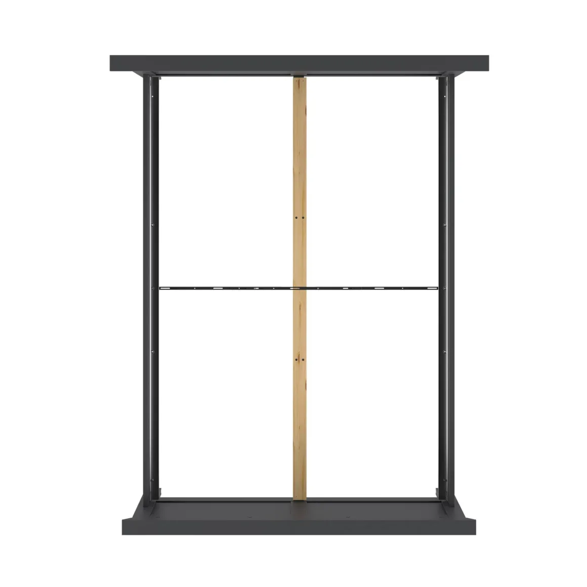 Letto piazza e mezza Umbert, 211x158 h110 cm, Grigio