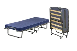 Letto 1 piazza pieghevole 200x80cm blu - Citrino