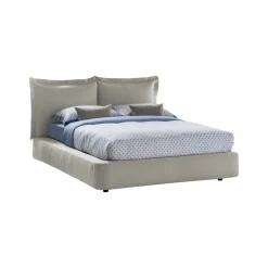 Letti Matrimoniali|Letti Contenitore > Dmora Letto 2 piazze con contenitore 175x215cm - Alaska Blu