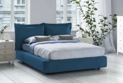 Letti Matrimoniali|Letti Contenitore > Dmora Letto 2 piazze con contenitore 190x215cm - Alizarin Blu