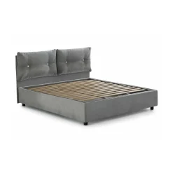 Letti Matrimoniali|Camera Da Letto > Dmora Letto 2 piazze contenitore 175x205cm minimal - Andrealo Grigio
