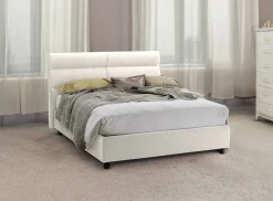 Letti Contenitore|Letti Singoli > Dmora Letto Singolo Materasso Incluso Sfoderabile, Contenitore Made in Italy - Adalpina Beige