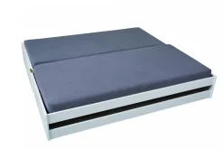 Letto Singolo Bianco Contenitore Singolo, - Sibari