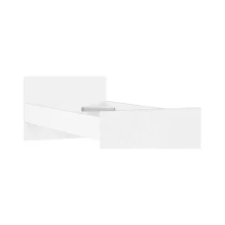 Letto singolo bianco lucido 96x196cm adatto per materasso 190x90 cm - Assar