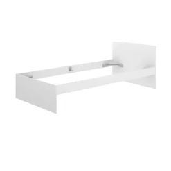 Letti Singoli > Dmora Letto singolo 194x95cm adatto per materasso 90x190 cm - Haikui Bianco