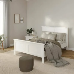 Letti Singoli > Dmora Letto singolo 158x200cm rete inclusa - Arcevia Bianco