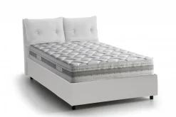 Letti Singoli|Letti Contenitore > Dmora Letto singolo contenitore 95x205cm moderno in legno - Adoxa Bianco